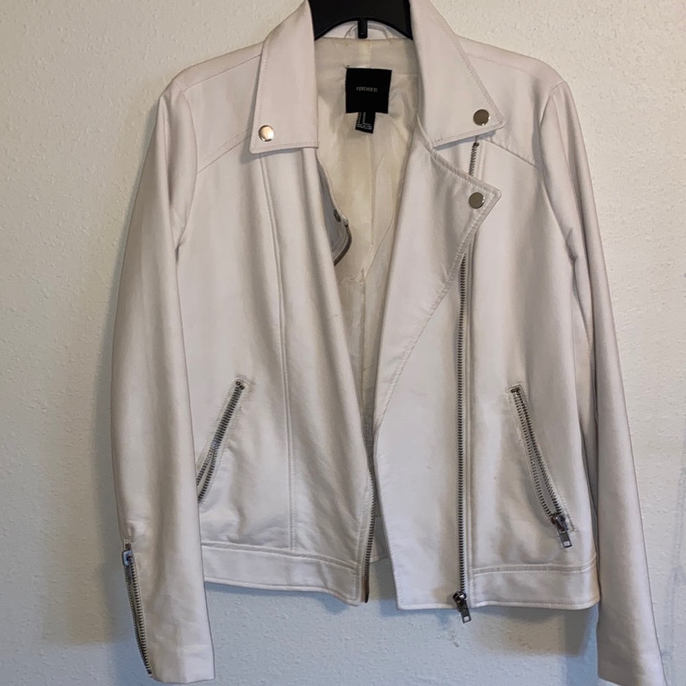 Medium Forever 21 pleather jacket